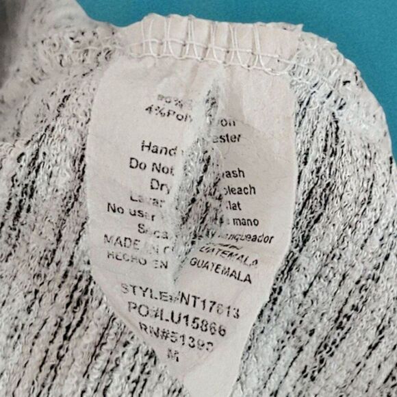 Lumiere Open Back Long Sleeve Top Womens Medium - Picture 7 of 8